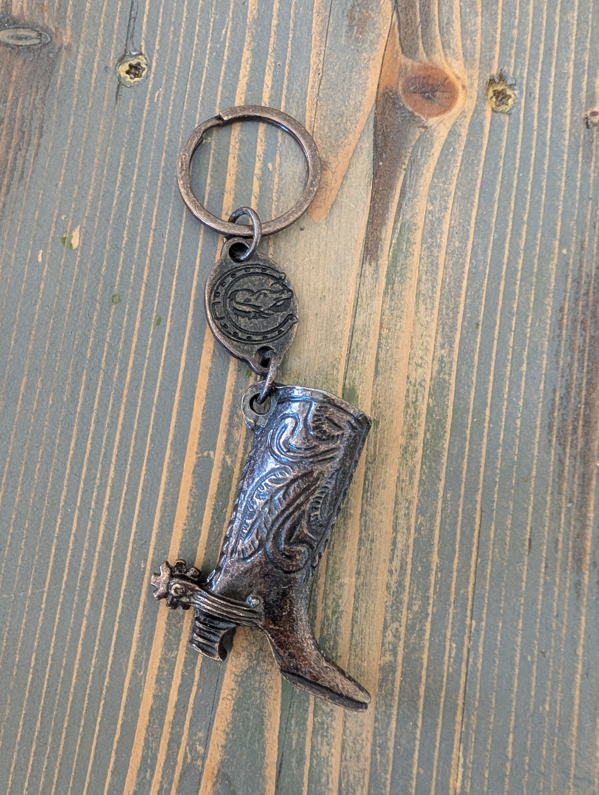 Western Boot Keychain
