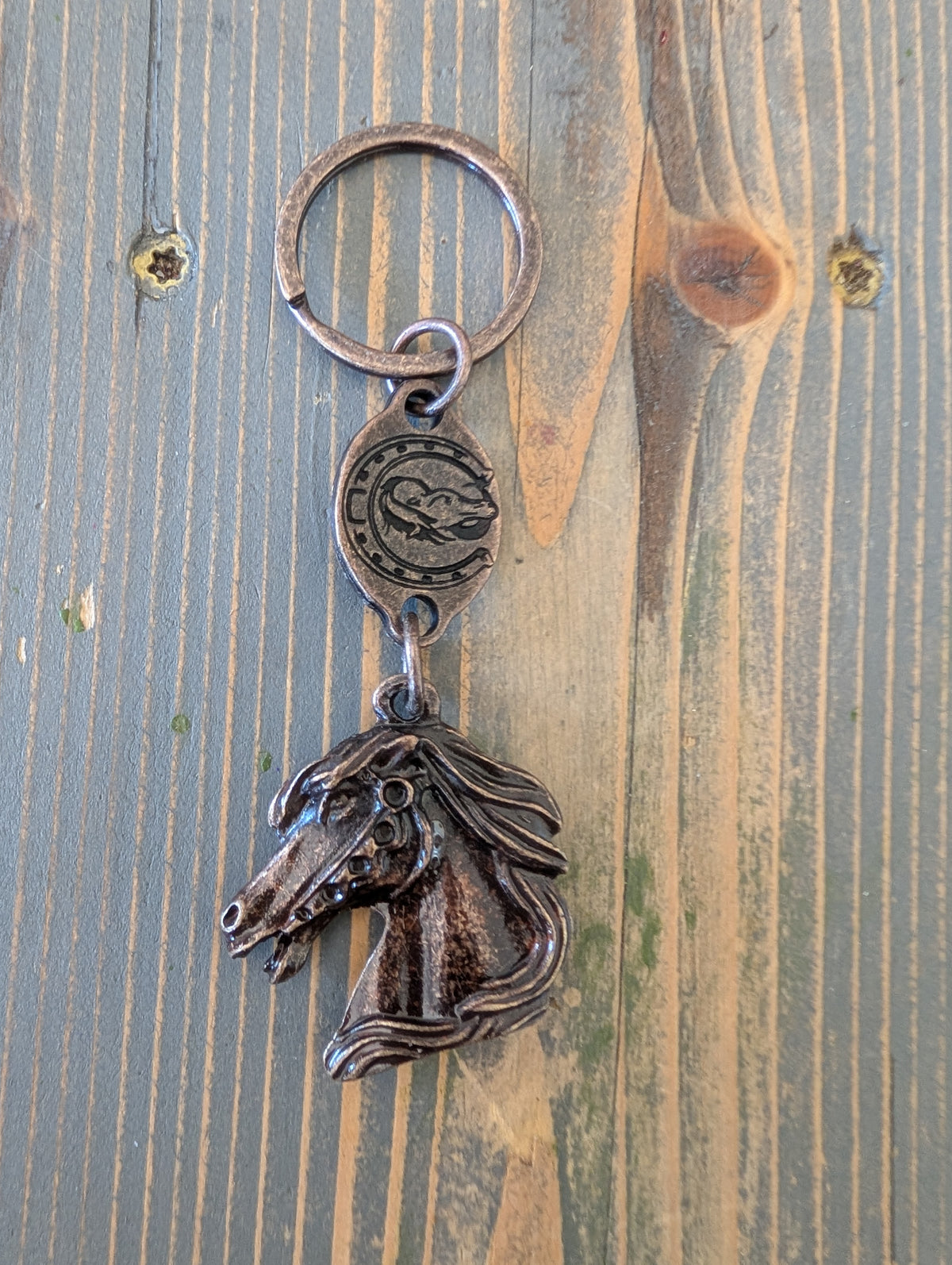 Western Horse Keychain