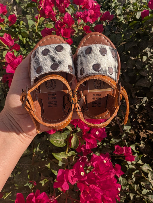 Baby Cowhide Leather Sandals