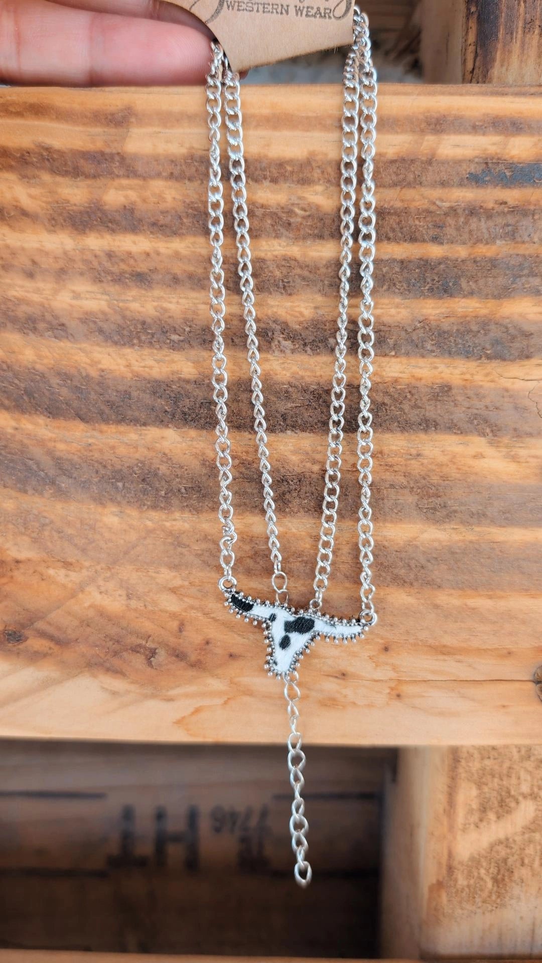 Turquoise Longhorn Necklace