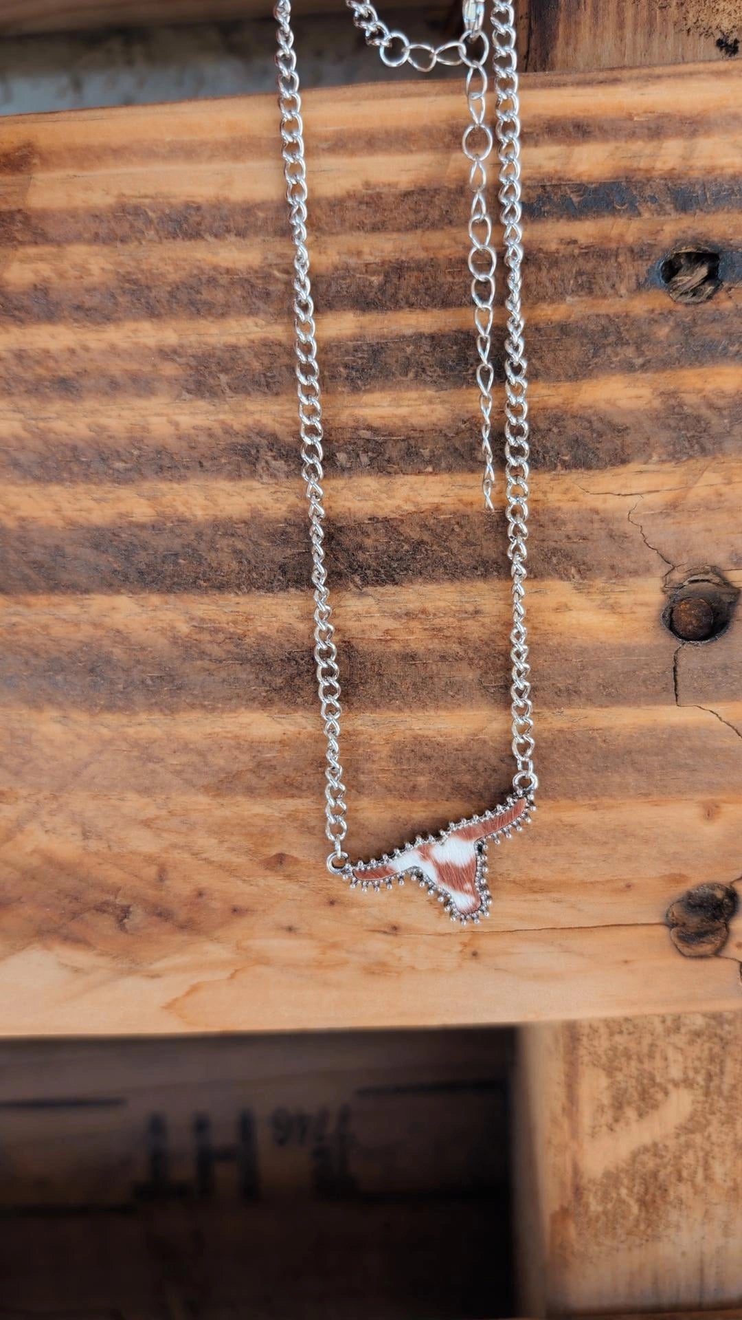 Turquoise Longhorn Necklace