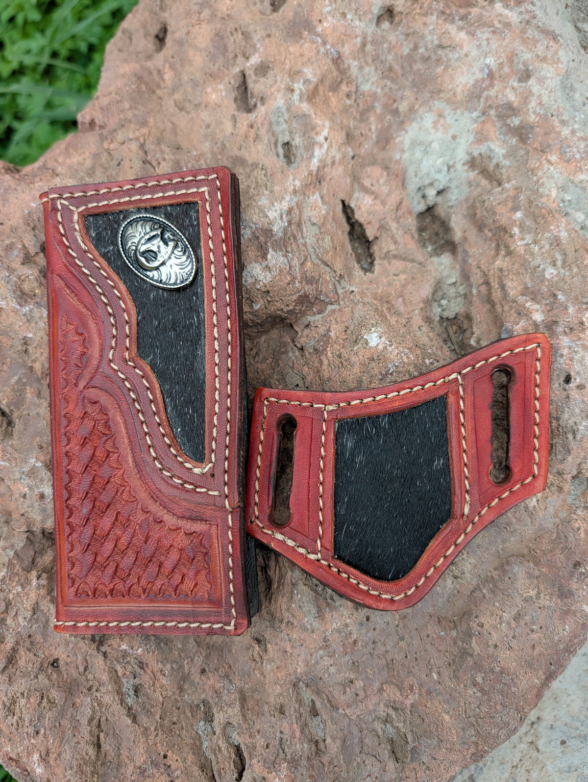 Cowhide Little Cowboy Set