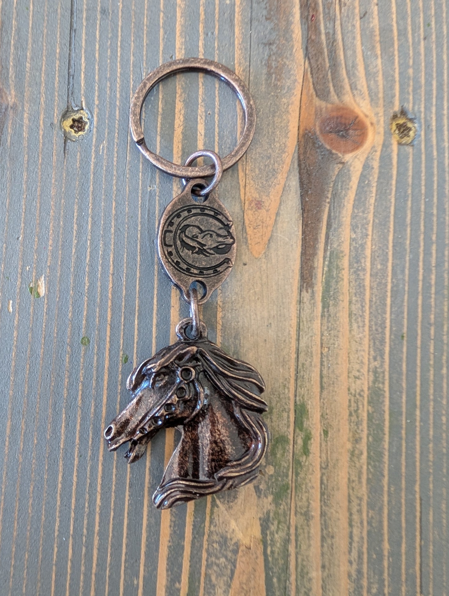 Western Horse Keychain