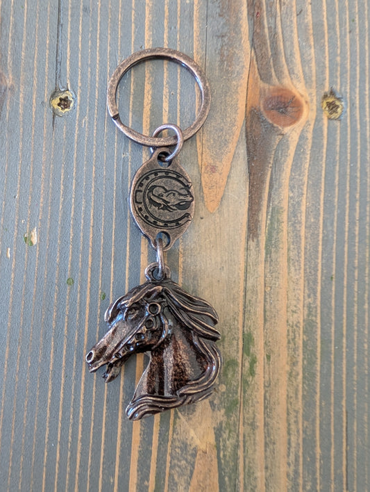 Western Horse Keychain
