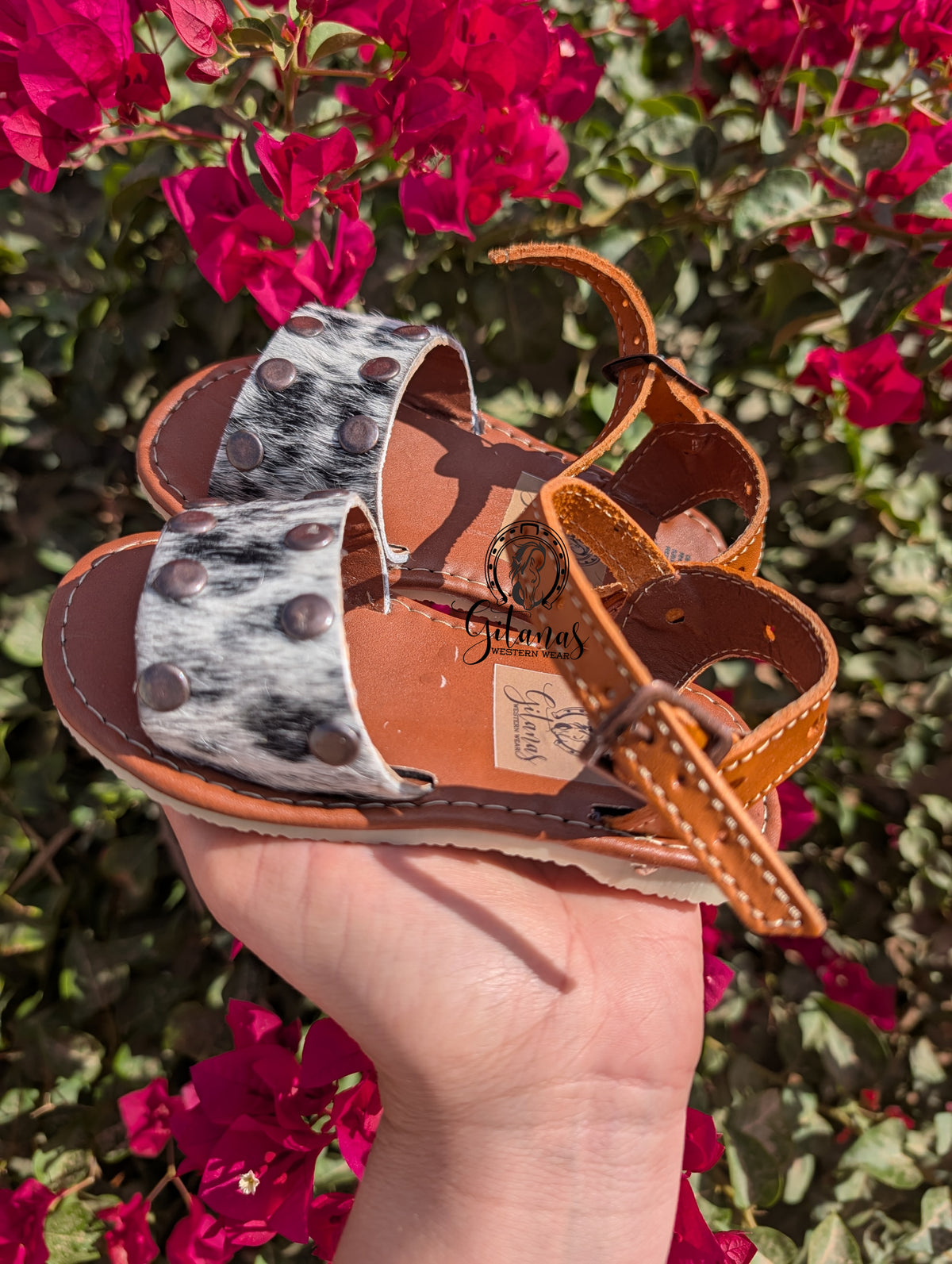 Toddler Cowhide Leather Sandals