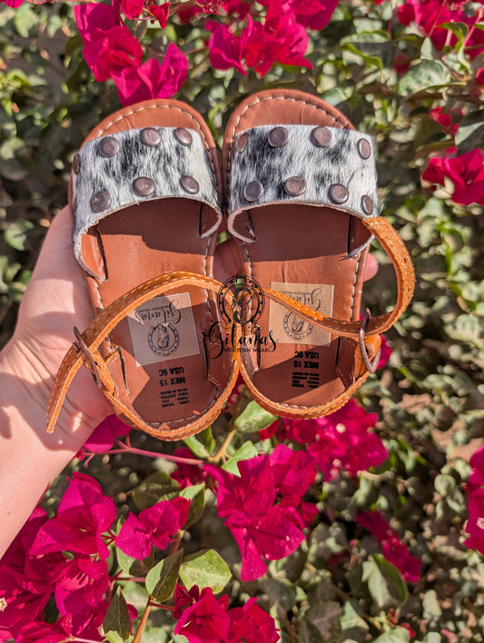 Toddler Cowhide Leather Sandals