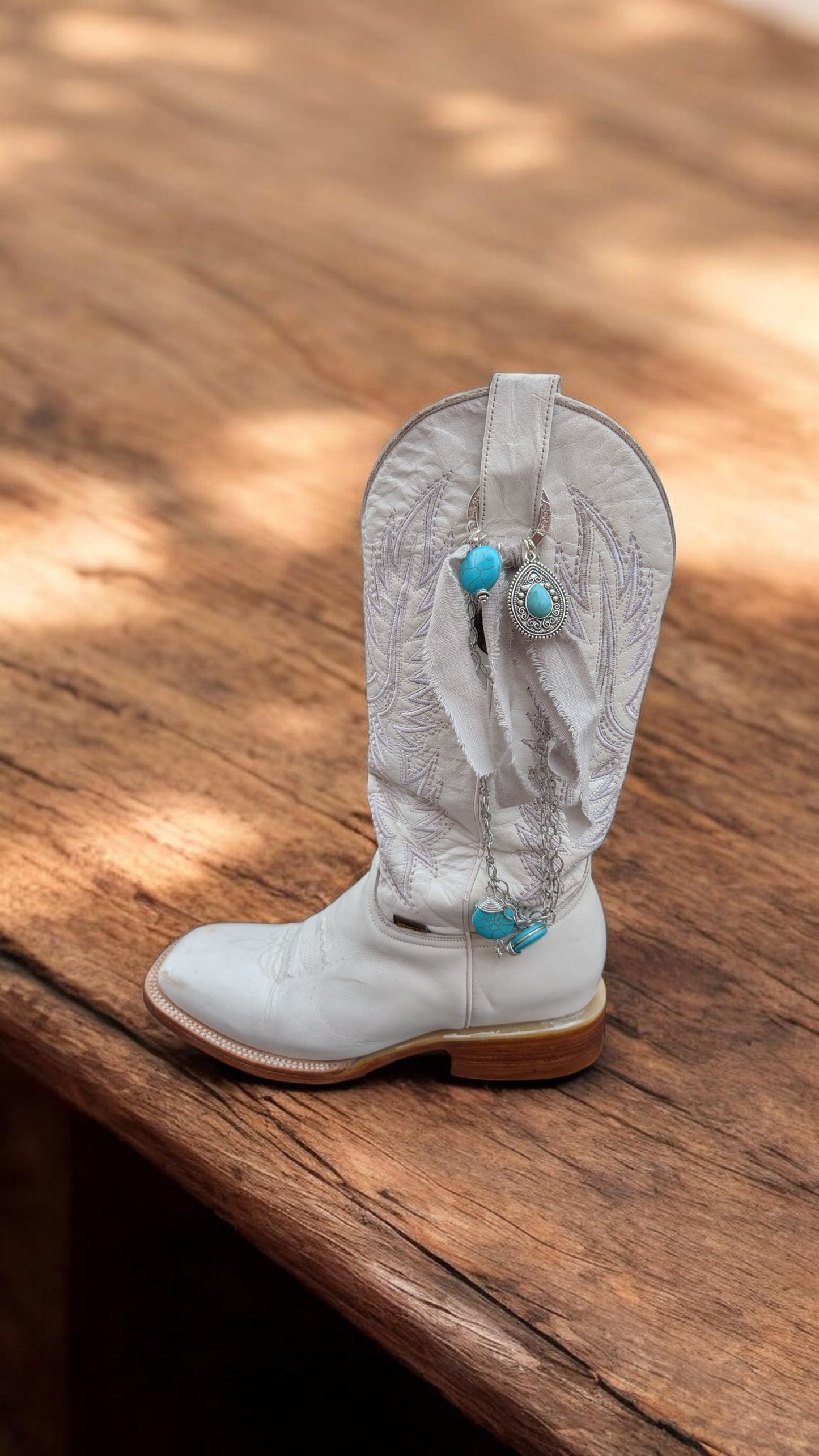 Turquoise Boot Charm